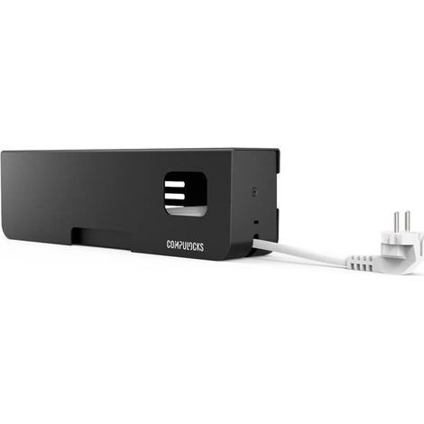 Maclocks Secured PowerStrip regleta de enchufes de seguridad 5 tomas EU negra (1/5)