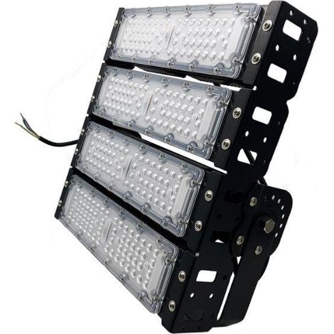 Silamp – Projecteur LED industriel 200W IP65 – 18000 lumens – Angle d'éclairage 120° – Étanche et résistant pour chantiers extérieurs