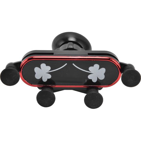 Schwarze Auto-Handyhalterung, verstellbare 360° drehbare Universalhalterung für Auto und Zuhause (1/5)