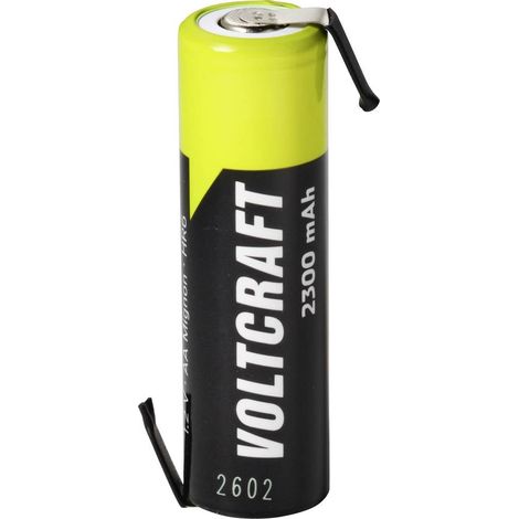 VOLTCRAFT Batteria ricaricabile Stilo (AA) Stilo (AA) linguette a saldare a Z, adatto alle alte correnti NiMH 1.2 V 230 (1/3)