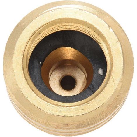 Adaptateur pour gaz propane, convertissant la vanne de service d'un réservoir de gaz de pétrole liquéfié POL en QCC1/Type 1 - modèle plus ancien. (1/4)