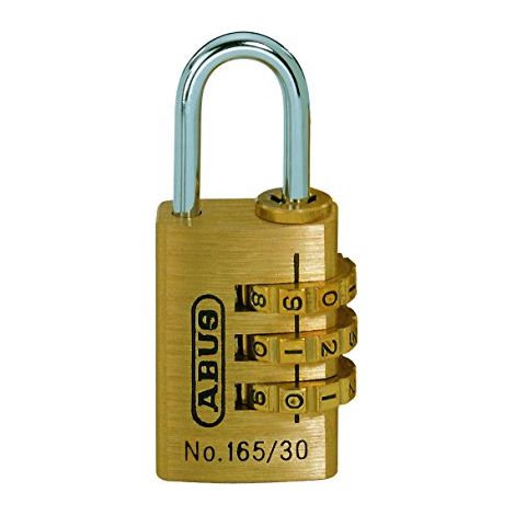 Lucchetto combinazione abus 165 ottone acciaio codice personalizzabile (1/3)