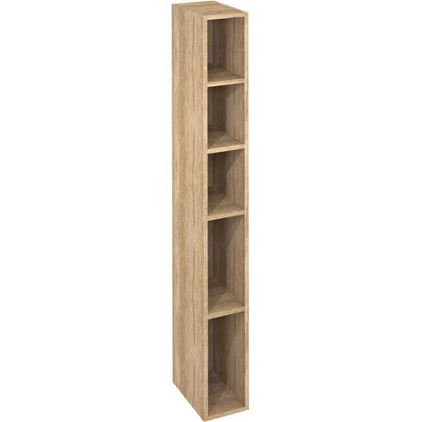 Boîte étagère ouverte ESPACE 20x172x32cm, chêne Alabama (1/4)