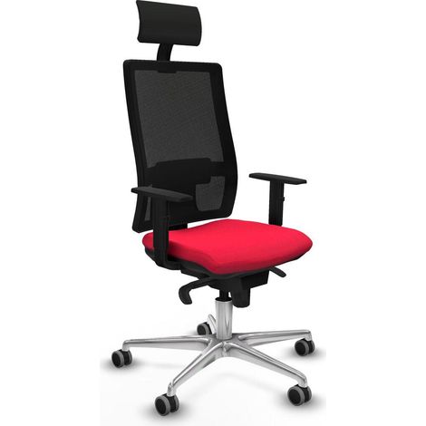 Piqueras y Crespo Horna chaise de bureau noir confortable (1/3)