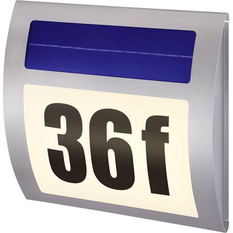 Numéro De Maison Solaire Wave Esotec (1/3)