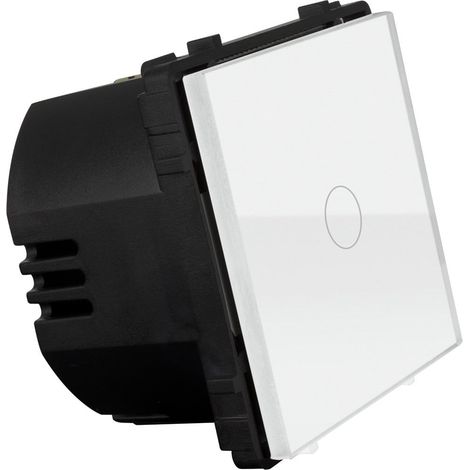 Interruptor WiFi Táctil Simple Modern High Power Blanco (1/4)