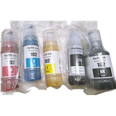 Kit di ricarica inchiostro, elevata capacità, stampe brillanti, E-102 (1/2)