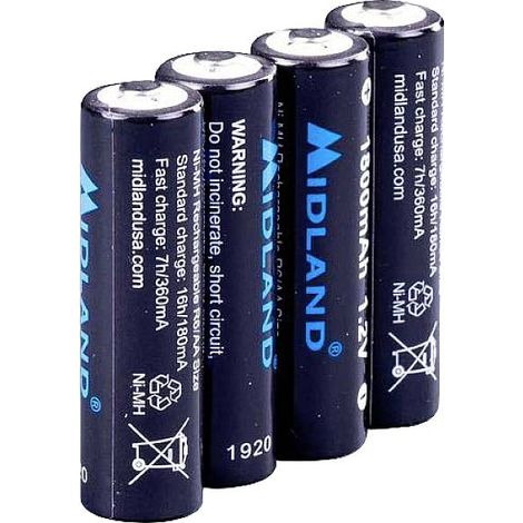 Midland Batterie pour talkies-walkies 1.2 V 1800 mAh (1/2)