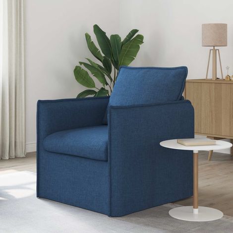 Sofa Blau 75 x 82 x 85 cm Stoff