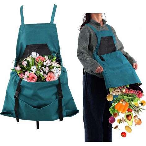 Tablier de jardinage multifonctionnel avec boucle à dégagement rapide (1/4)