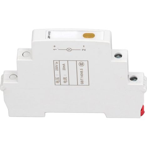 Voyant lumineux LED sur rail DIN 230 V CA/CC, montage modulaire JD9-H1D pour lignes électriques de télécommunications (1/5)