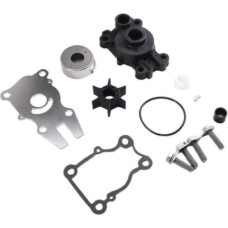 Kit de réparation pour turbine de pompe à eau compatible avec les moteurs Yamaha 40, 50 et 60 CV. Remplace les références 63D-44311-00-00 et 63D-W0078-01-00. Produit de haute qualité. WHBYV (1/4)