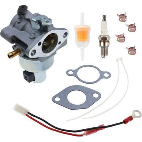 Convient aux tondeuses à gazon John Deere L110, LT160 et LT155, et aux carburateurs Kohler SV600, SV540, SV530 et SV590. (1/4)