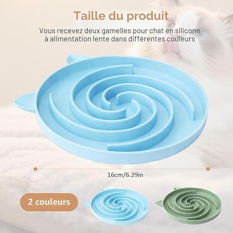 Gamelle Pour Chats, Gamelle Pour Chats, Tapis Pour Chiens, Gamelle Pour Chats Pour Nourriture Humide Et Sèche (1/2)