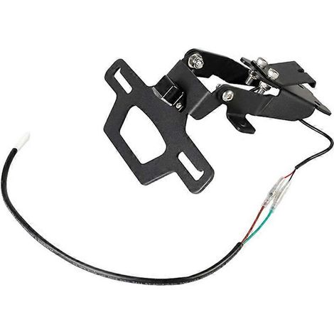 License Plate Holder Motorcycle Tail Tidy Frame Fender Eliminator LED Light Blinker for Honda CBR400R CBR500R CB500 (1/5)