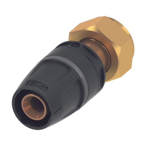 Raccord TECElogo Push, joint plat, bronze rouge/bronze au