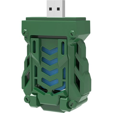 Répulsif anti-moustiques portable USB rechargeable, tueur électronique chauffé avec 4 comprimés pour intérieur et extérieur, camping, randonnée, pêche, voyage (1/5)