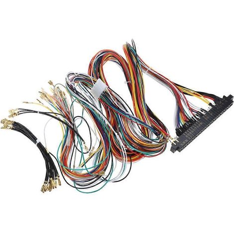 Câble Jamma 28 Broches pour Connecteur Bouton et Joystick d'Arcade (1/4)