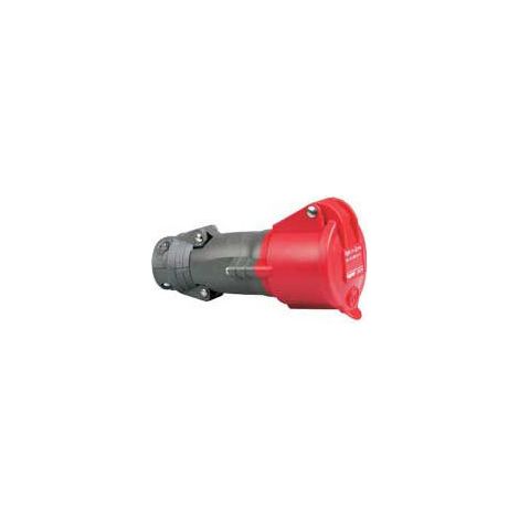 prise droite femelle 16 ampères 3p+t ip44 rouge - legrand hypra 52283 (1/3)