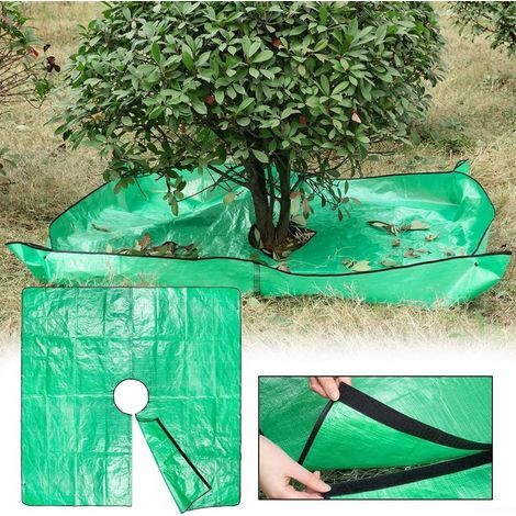 Buschfangkorb – Strauchschnittplane mit 30 cm Durchmesser – Wasserdichte Plane zum Beschneiden von Bäumen und Sträuchern, geeignet für Kunstrasen – Effizientes Schneiden und einfache Aufbewahrung (1/5)