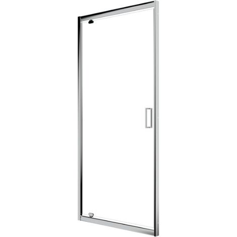 Porta Doccia 90 cm Apertura a Battente H190 Cristallo Trasparente