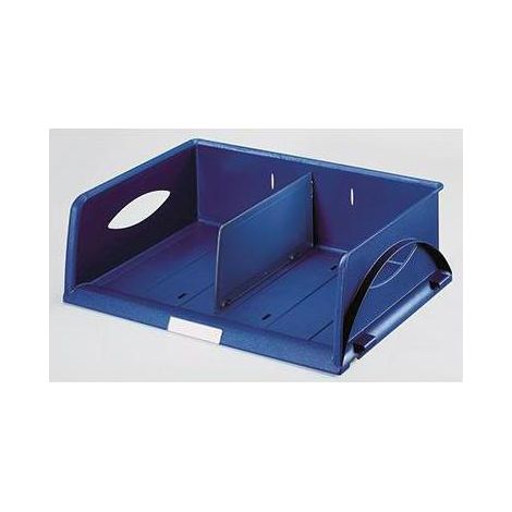 Briefablage Sorty DIN A4 quer DIN C4 quer Überbreite Polystyrol Farbe: blau (1/4)