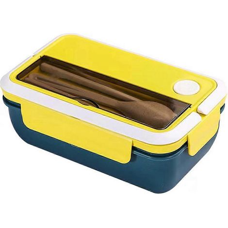 Große Lunchbox für Schüler, koreanischer Stil, gelb (siehe Foto) (1/5)