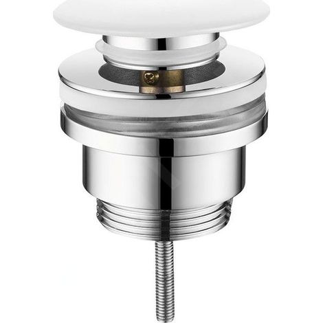 Sapho - Bonde de lavabo, Click Clack, blanc CV1002C (1/4)