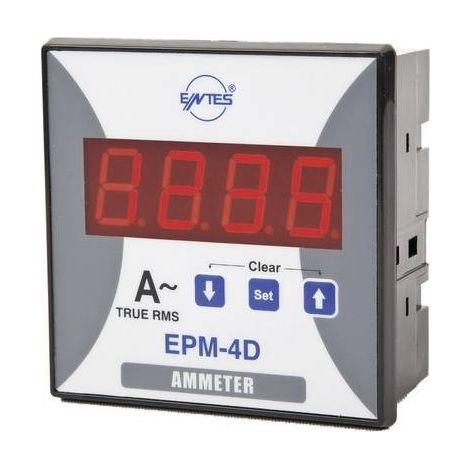ENTES® EPM-4D-96 Dispositivo di misurazione della corrente CA monofase programmabile da incasso (1/2)