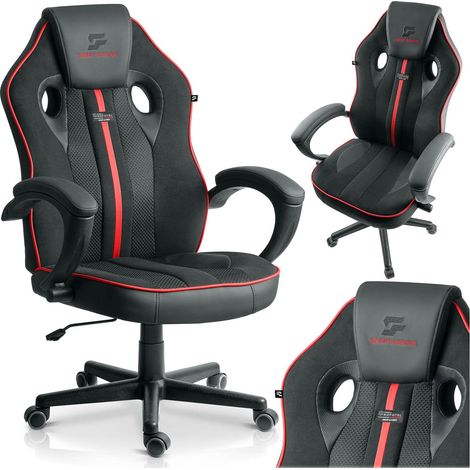 Ergonomic Gaming Chair with Adjustable Height, 360 Swivel