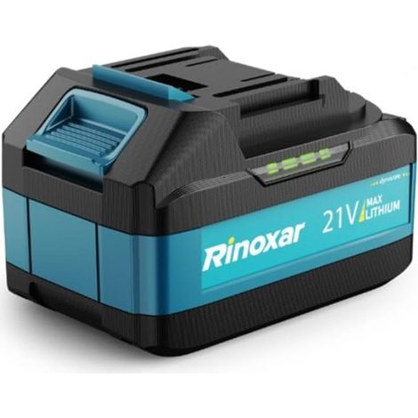 Rinoxar 2 Batterie al Litio-Ion 18V/5200mAh con Caricabatterie Incluso