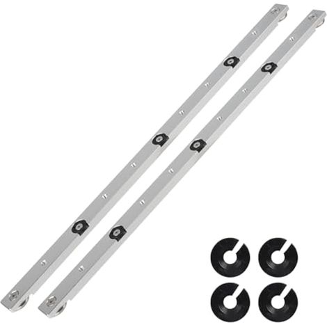2 x Barre Coulissante pour Glissière à Rainure, 9,5×19×450mm (1/5)