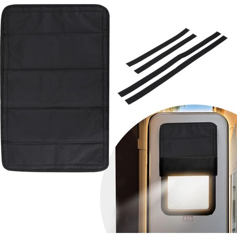 Tende parasole pieghevoli per porte o finestre di camper, tende oscuranti per la doccia, accessori protettivi adatti alla maggior parte delle porte interne (1/5)