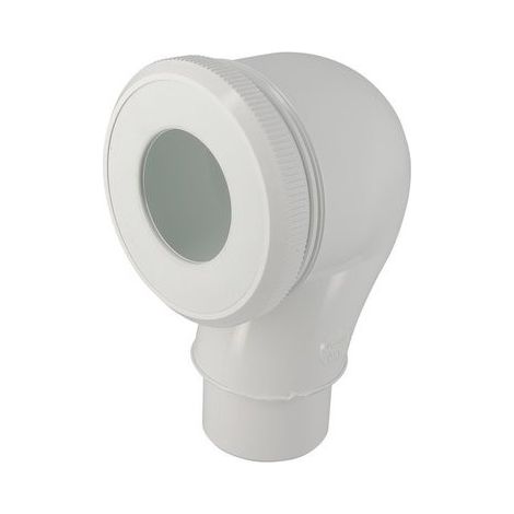 Nicoll – Pipe WC sortie verticale Ø 85 à 107mm – Raccordement à coller ou emboîter – PVC – Coudé – NF Robinetterie Milieu Médical (1/5)