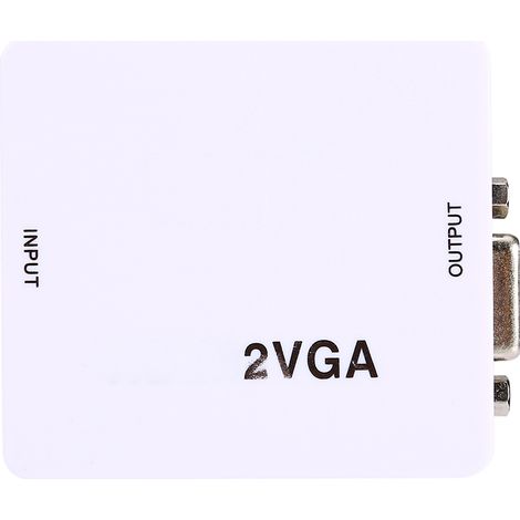 Convertisseur Mini HDMI vers VGA avec Câble USB, Adaptateur 1080P Compatible PC (1/5)