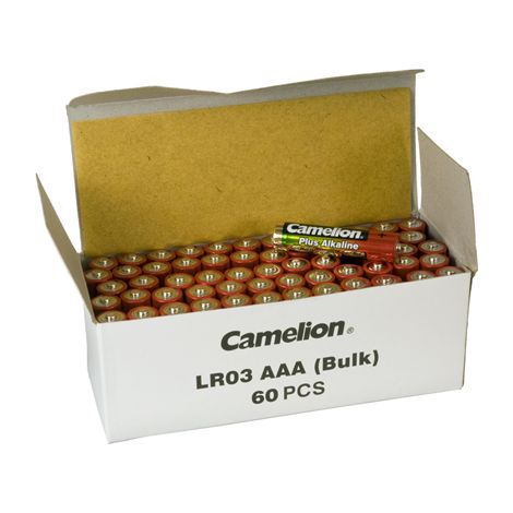 Camelion AAA/LR03 Plus Alkaline 60 Stück (1/2)