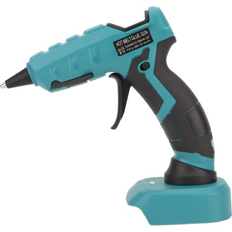 Pistolet à Colle Thermofusible sans Fil 100W, Chauffage Rapide avec Lampe LED, pour L'artisanat et les Projets de Menuiserie (1/4)