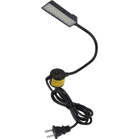Magnetische LED-Arbeitsleuchte mit 30 LEDs für Nähmaschinen, flexiblem Fuß und Schalter (US-Stecker 110 V) (1/5)