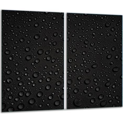 Tagliere in vetro 2x 30x52 nero (1/5)