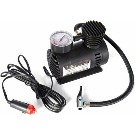 Voiture Mini pompe de gonflage électrique Portable pneu gonfleur d'air 300PSI Auto compresseur pompe pour voiture moto basket-ball