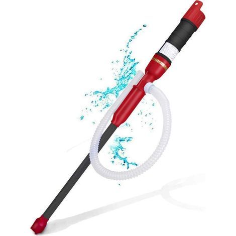 Saugpumpe, batteriebetriebene Flüssigkeitsförderpumpe mit flexiblem Schlauch, elektrische Kraftstoffpumpe – Diesel, Öl- und Wasserförderpumpe (1/5)