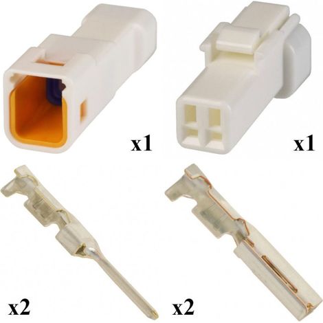 Kit Connecteur JWPF Mâle Femelle 2 Voies