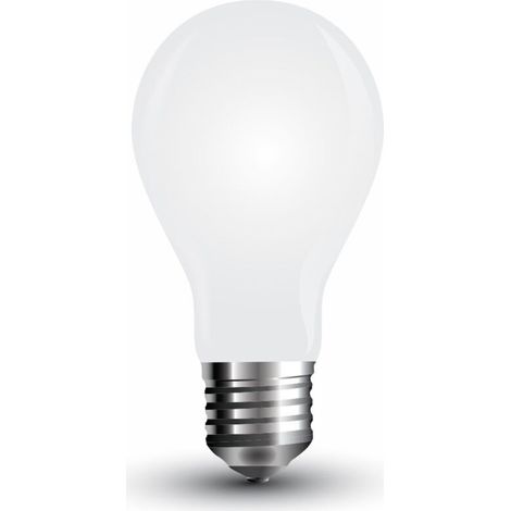 Ampoule LED E27 4W Filament Opaque Eq 35W Température de Couleur: Blanc chaud 2700K (1/4)