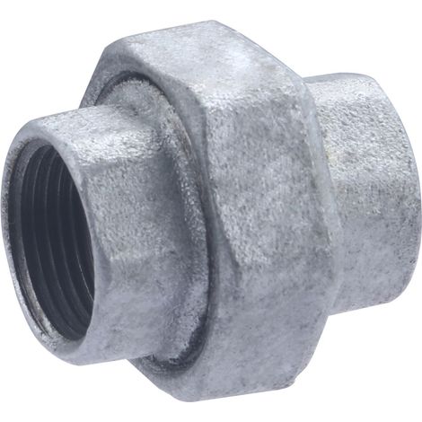 Raccordo unione galvanizzato, doppio femmina uguale, F26x34 NOYON & THIEBAULT