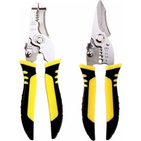 5-in-1 Wire Stripper – Stainless Steel – Stripping Capacity up to 10 mm – Clean Cut for Electrical Cables (1/4)