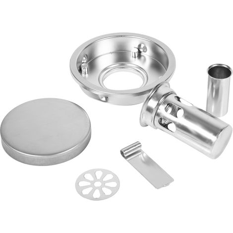 Drainer Solaire - Evacuation Sol Plancher Salle De Bain - Acier Inoxydable 15 cm - Anti-Odeur - Usage Cuisine Salle De Bain Garage Sous-Sol - 1 Pièce (1/4)