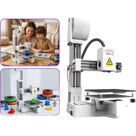 Impresora 3D, diseño compacto, fácil de usar para principiantes, UE (1/5)