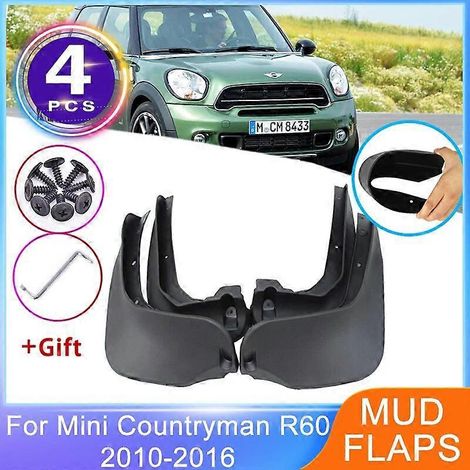 Schmutzfänger-Set für Mini Countryman R60 Cooper 2010–2016 Spritzschutz vorne und hinten Schmutzfänger Radlaufschutz Kotflügel Zubehör
