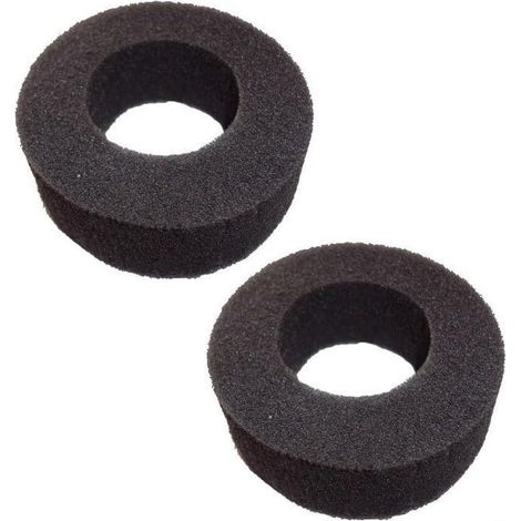 à air bain d'huile pour GX160 pour robuste à air bain d'huile(2pcs) Éponge noire résistante, flux d'air optimisé, réduit pour usure, adapté tondeuses, entretien simplifié (1/4)