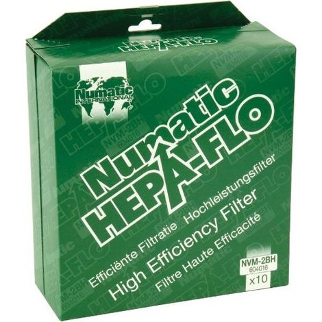 Numatic - sacchetti di aspirapolvere numatic hepa-flo 15 litri nvm2bh - 604016 - 5028965305577 (1/3)